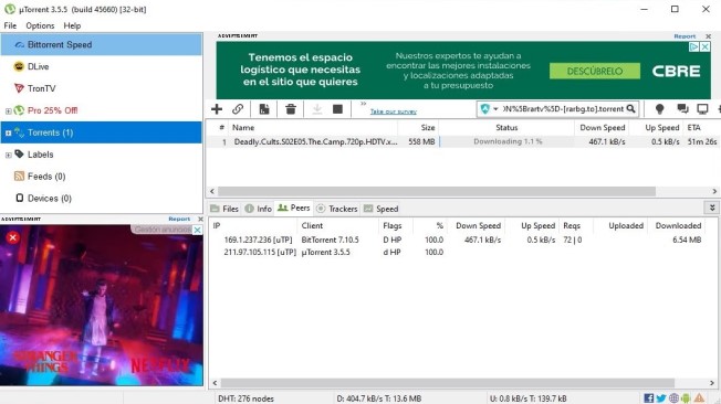 utorrent 1.8.7 slow downloads 2017